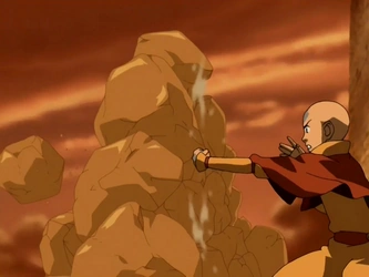 File:Aang creates earth wall.png