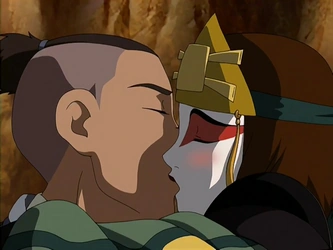 File:Sokka and Suki kiss.png