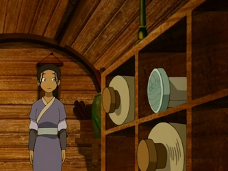 File:Katara spots a waterbending scroll.png