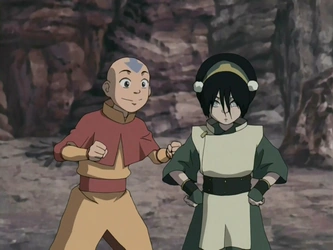File:Excited Aang and Toph.png