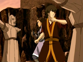 File:Zuko and Katara training.png