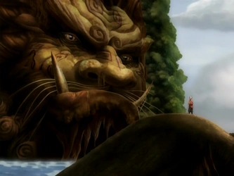 File:Aang with Lion Turtle.png