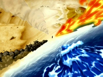 File:Roku bending the four elements.png