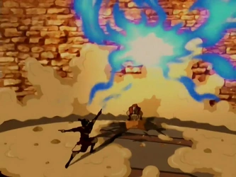 File:Aang wrecks the drill.png