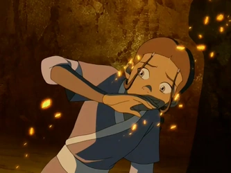 File:Katara cowers from cinders.png