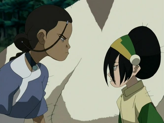 File:Toph and Katara.png