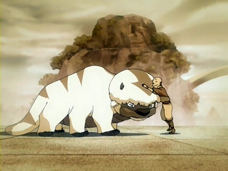 File:Aang meets Appa.png