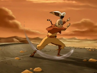 File:Aang cuts through the drill.png